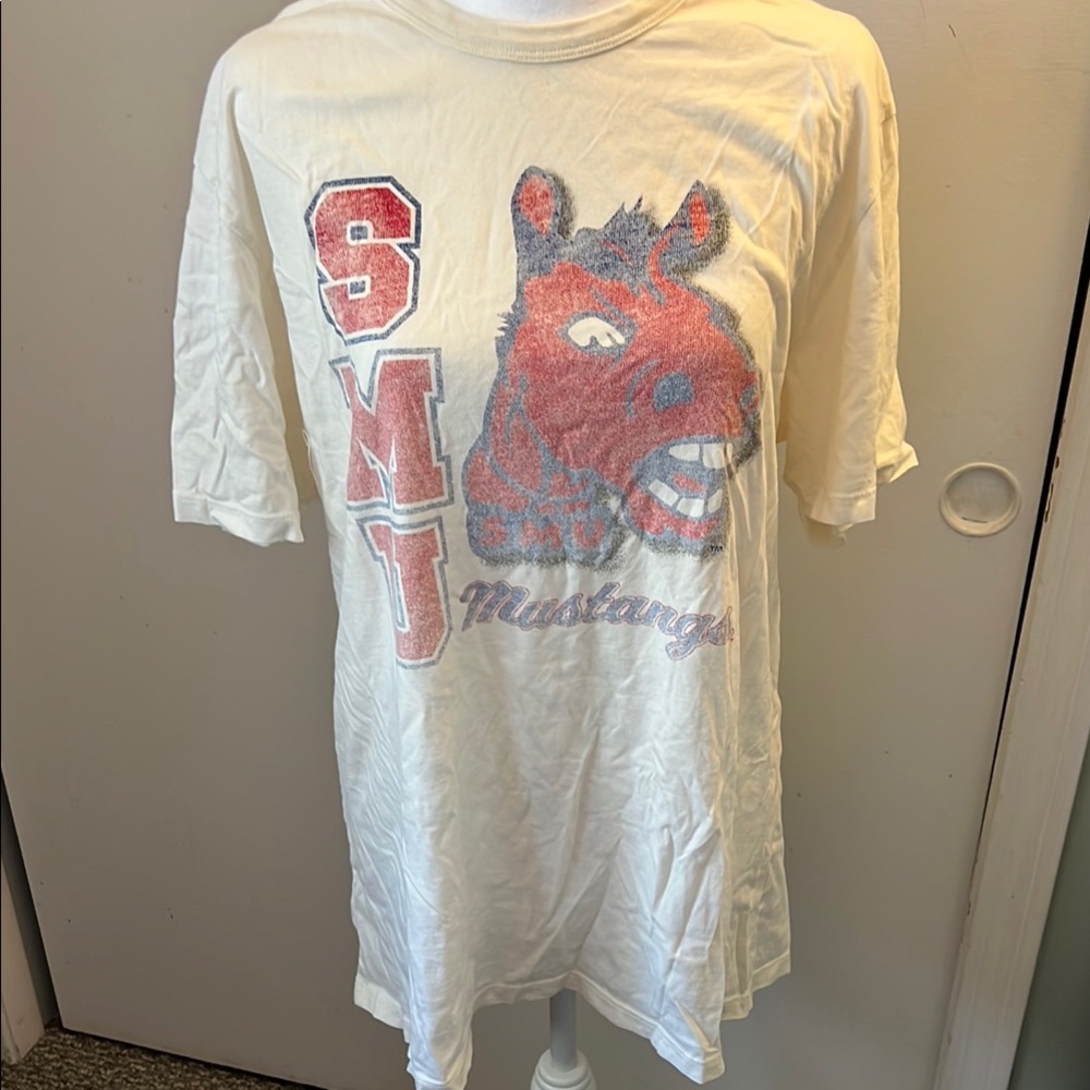 SMU Mustangs T-Shirt - White